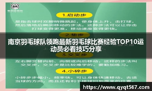 南京羽毛球队领跑最新羽毛球比赛经验TOP10运动员必看技巧分享