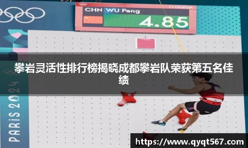 攀岩灵活性排行榜揭晓成都攀岩队荣获第五名佳绩